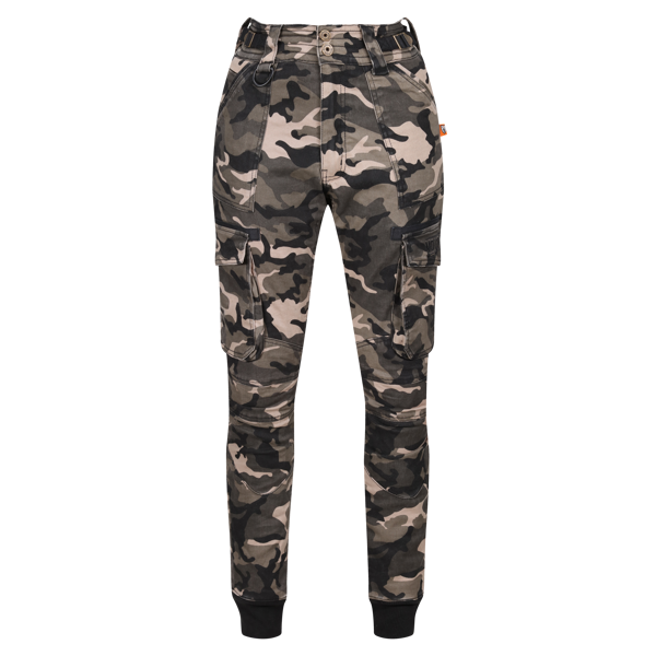 Lara Cargo Camo Trousers, Length: Regular